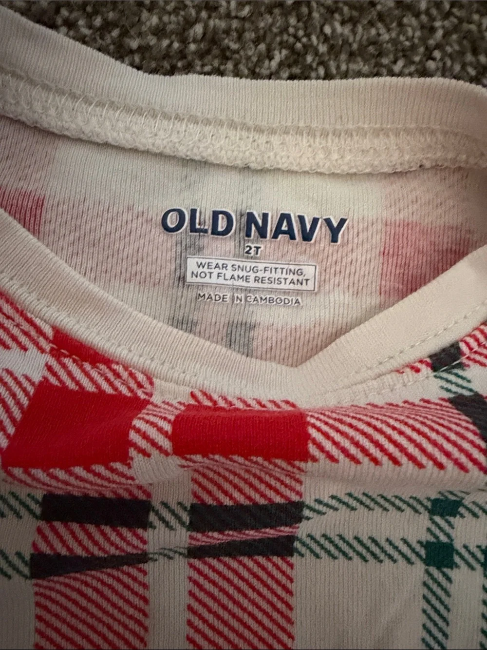 Old Navy Family Matching PJs size 2T